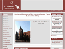 Tablet Screenshot of pfarrei-ittling.de